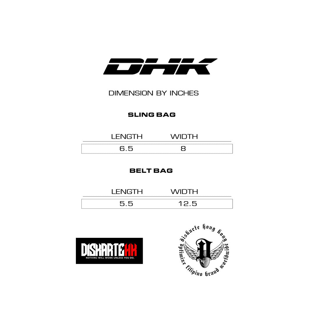 DHK Cordura Sling Bag & Nylon Belt Bag