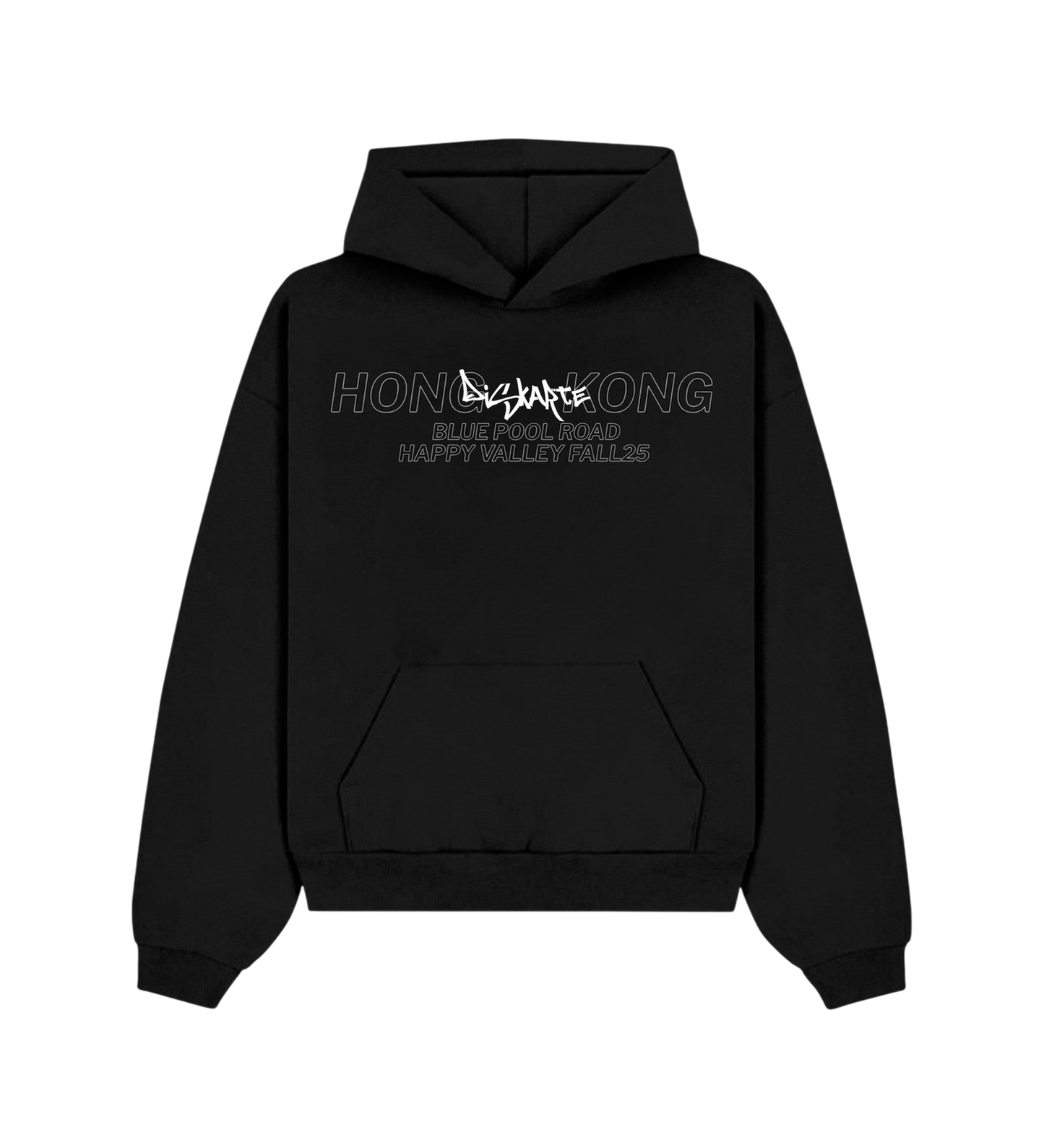 Diskarte Grafitti Hong Kong Street Hoodie