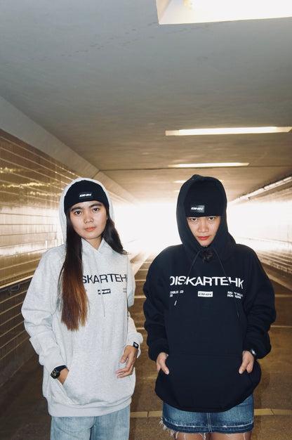 Diskartehk Spell Out Hoodie - Black